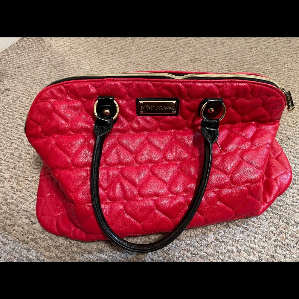 Betsey Johnson canvas bag
